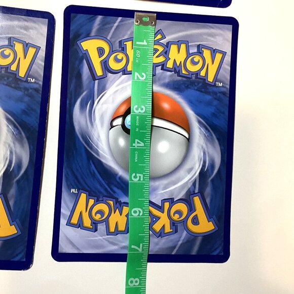 4 Pokémon Oversized Cards Pikachu, Hoopa V, Lucario V Star, Urshifu V - Picture 7 of 8